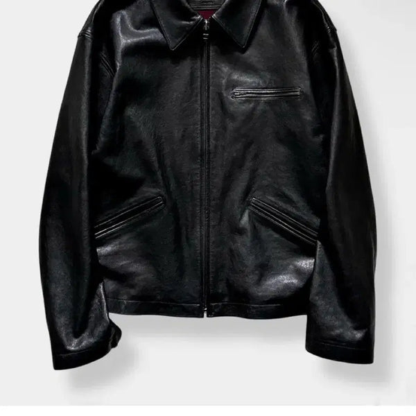 [BUNJANG] Andy Hicks Leather Jacket / (3) 엔벨로프 앤디힉스 레더자켓