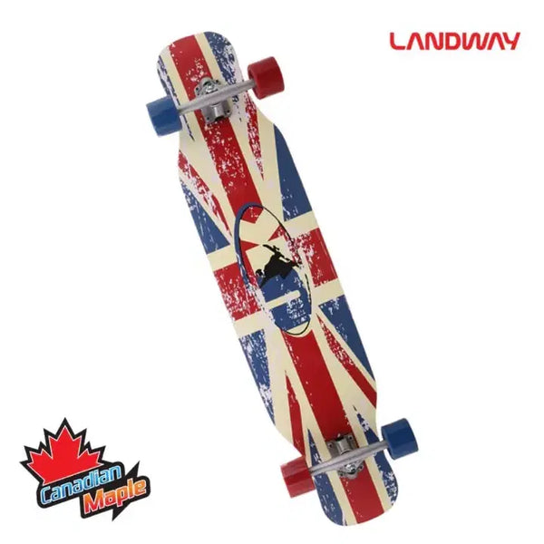 [BUNJANG] McGill Union Jack Longboard / 맥길 영국국기 롱보드