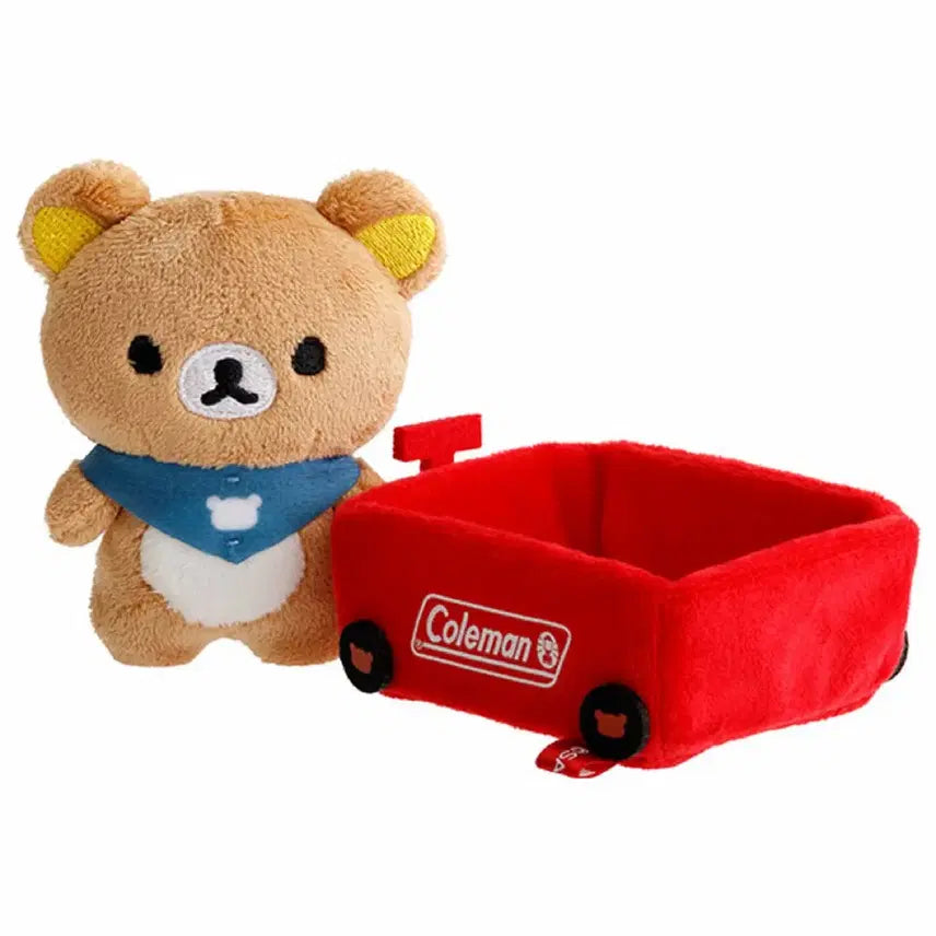 [BUNJANG] Rilakkuma Coleman Tenori Wagon Doll Set / 리락쿠마 콜맨 테노리 웨건 인형 세트