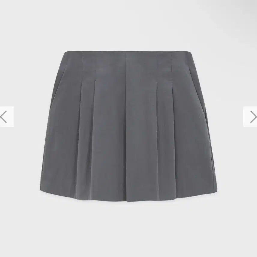 [BUNJANG] Sinoe Double Tuck Shorts Grey S / 시눈 더블 턱 쇼츠 반바지 그레이 s