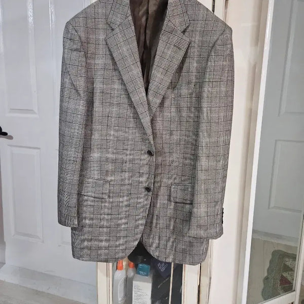 [BUNJANG] REGAL Checkered 100% Wool Jacket / 리갈 체크무늬 울100 재킷