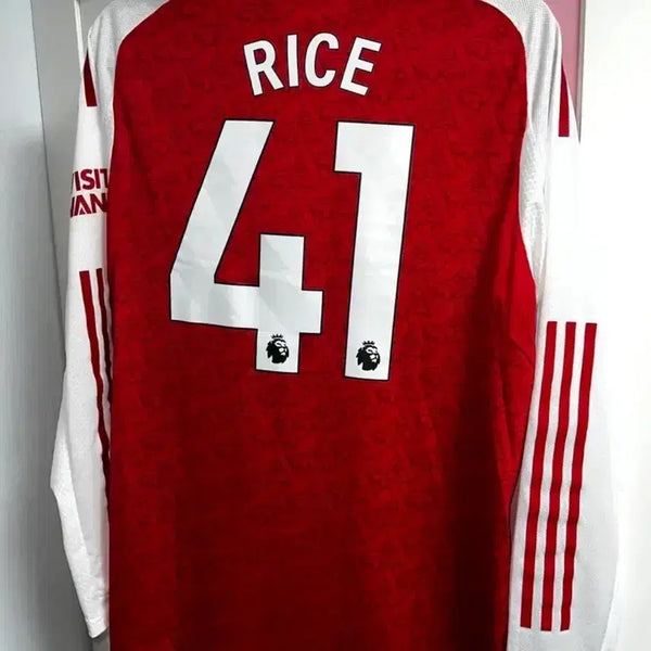 [BUNJANG] Arsenal 25/26 Championship Rice Authentic Long-Sleeve Jersey / 아스날 어센틱 긴팔 25/26 우승 라이스 아디다스 유니폼