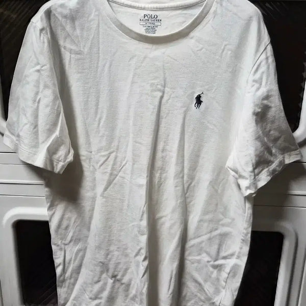[BUNJANG] Polo Ralph Lauren White Short Sleeve T-Shirt Size M / 폴로 반팔 M (정품)