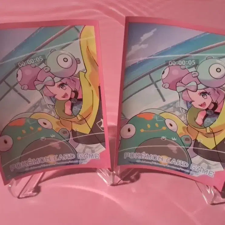 [BUNJANG] Pokémon Card "Moyamo & Chiritori" Illustration Sleeves / 포켓몬카드 "모야모와 찌리배리" 일러스트 슬리브 실드