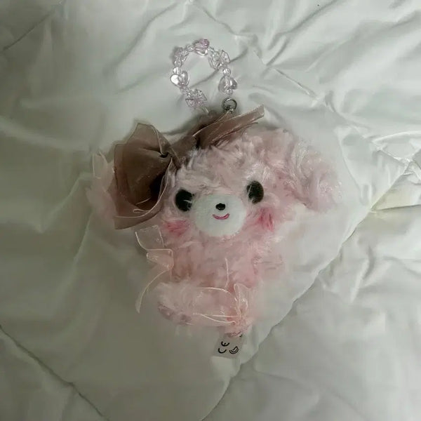 [BUNJANG] Sanrio Bonbonribbon Mascot Plush Keychain / 산리오 본본리본 봉봉리본 마스코트 누이구루미 인형 마스코트 키링