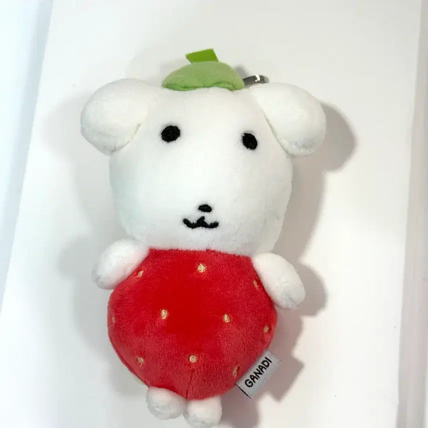 [BUNJANG] Strawberry Ganady Doll Keyring / 딸기 가나디 인형 키링