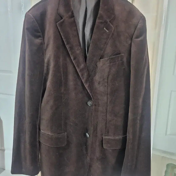 [BUNJANG] Uniqlo Velvet Jacket Brown / 유니클로 벨벳자켓 브라운