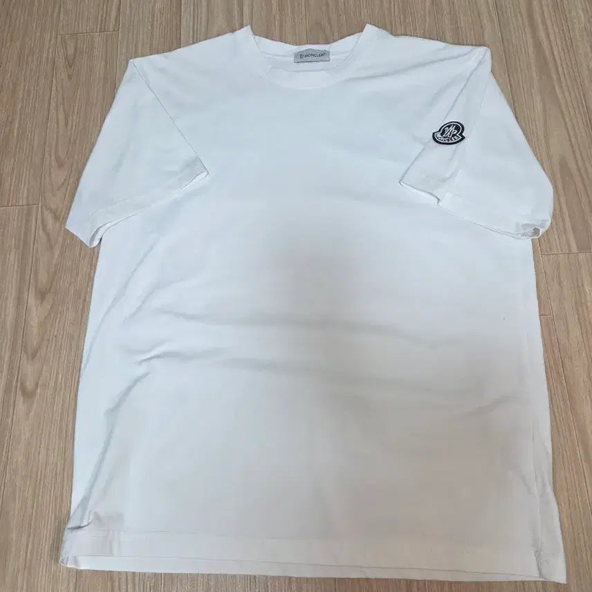 [BUNJANG] Moncler Short Sleeve T-Shirt White / 몽클레어 반팔 티셔츠 화이트