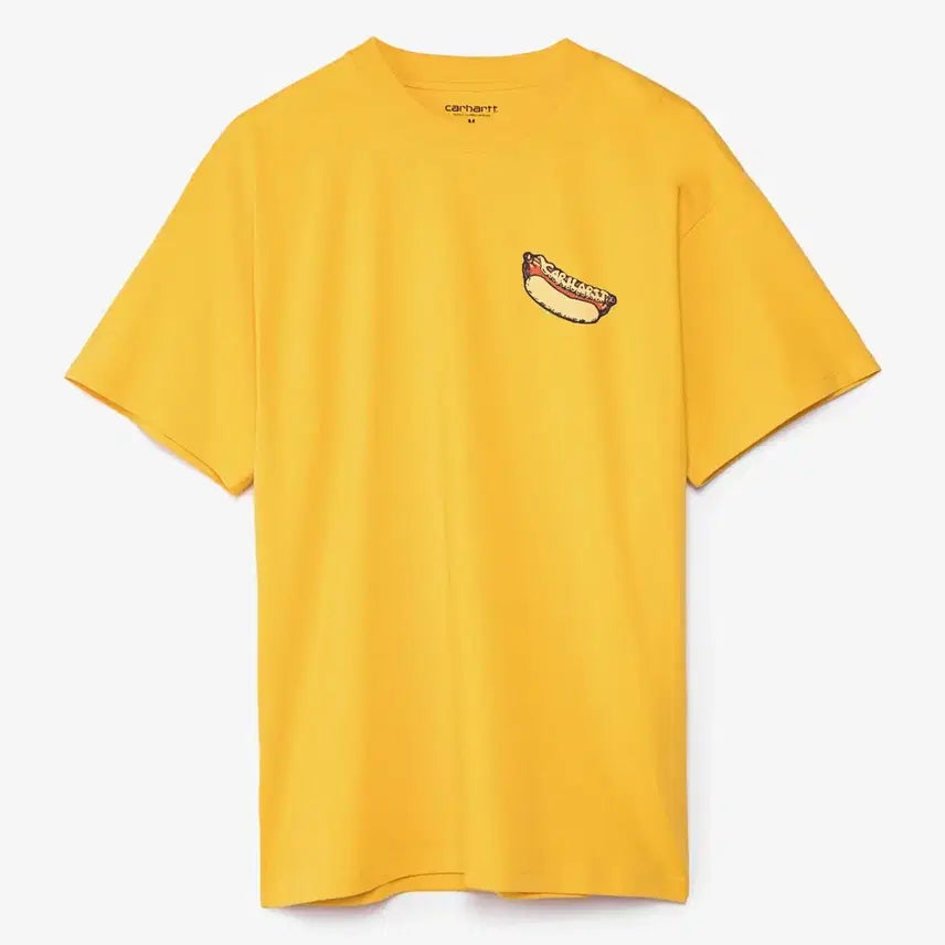 [BUNJANG] Carhartt Hot Dog T-Shirt Yellow Medium / [m] Carhartt hot dog t shirts yellow