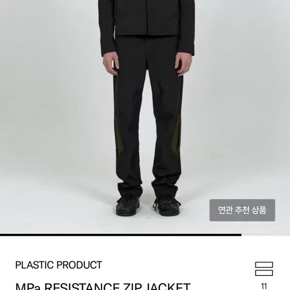 [BUNJANG] Plastic Product Resistance Zip-Up Jacket (S) / 플라스틱프로덕트 레지스탕스집업자켓 새상품s