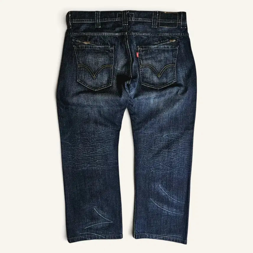 [BUNJANG] Levi's 514 Slim Straight Double Pocket Side Cinched Denim Jeans / [W34~38][리바이스]00's 514 사이드신치 더블포켓 데님
