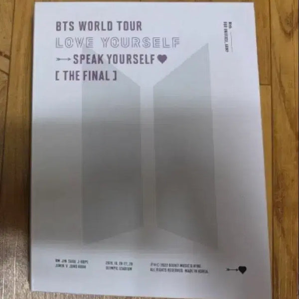 [BUNJANG] BTS Speak Yourself Concert DVD Full Set (Excluding Photocards) / 방탄소년단 방탄 스픽콘 딥디