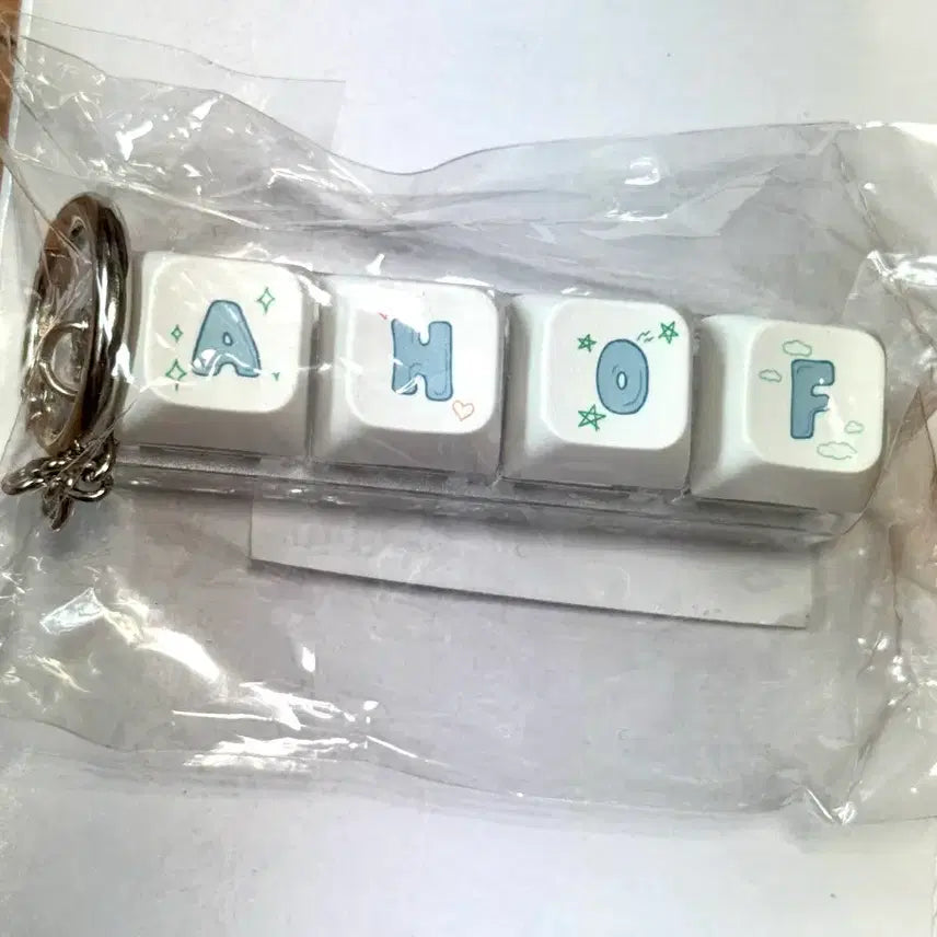 [BUNJANG] AHOF Keyboard Keychain & Hand Mirror Set / 아홉 AHOF 역조공 키링&손거울