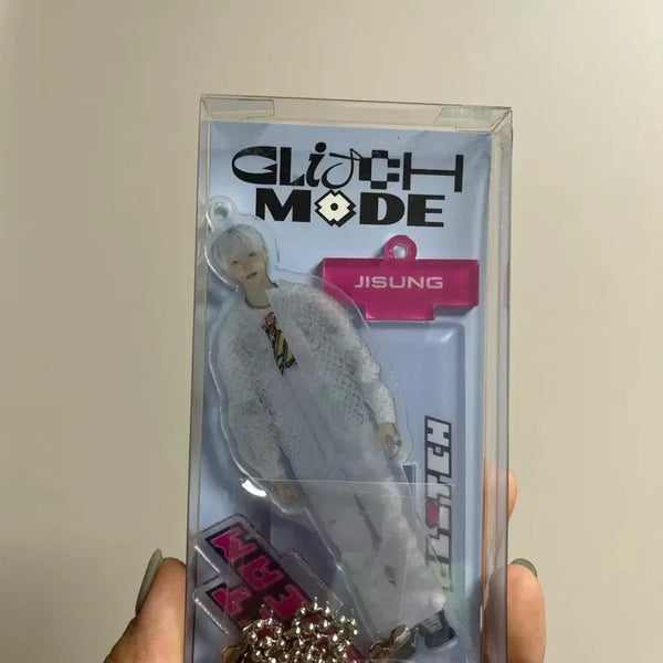 [BUNJANG] NCT DREAM Jisung Glitch Mode Ice Acrylic Stand Keyring / 엔시티드림 글리치모드 팝업 지성 아이스 아크릴 스탠드 키링