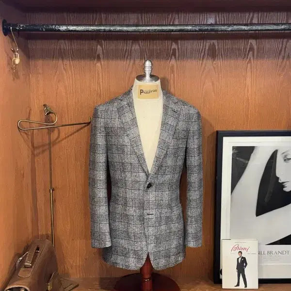 [BUNJANG] S suit Supply Windowpane Pattern Wool Silk Mohair Cashmere Jacket / 수트서플라이 자켓 100