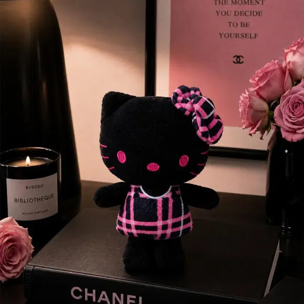 [BUNJANG] Sanrio Hello Kitty 50th Anniversary Limited Edition Mascot Doll Keyring (Black) / (새상품) 50주년 기념 정품 한정판 마스코트 블랙키티 인형키링
