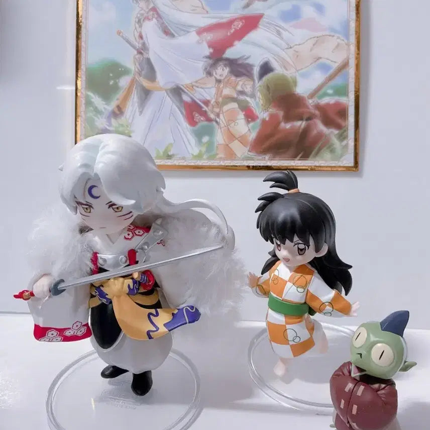 [BUNJANG] Pop Mart InuYasha Sesshomaru & Rin Figure Set / (마지막가격)이누야샤 팝마트 셋쇼마루, 링 세트 피규어