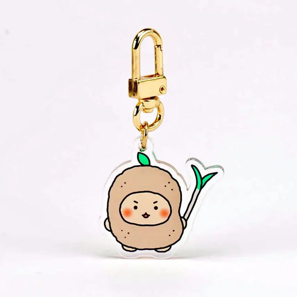 [BUNJANG] Mang-geureojin Gom Potato Acrylic Keychain / 망그러진 곰) 아크릴 키링 감자