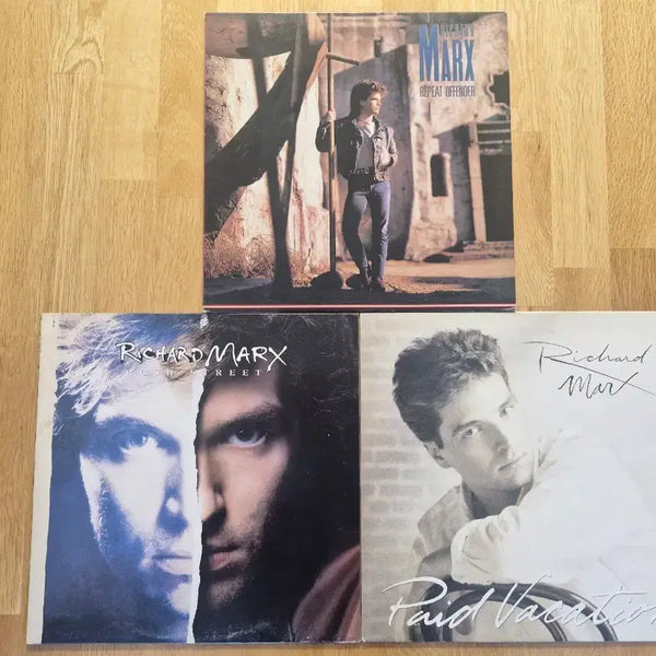 [BUNJANG] Richard Marx LP Bundle Set (Repeat Offender, Rush Street, Paid Vacation) / [R] Richard Marx LP (2~4집) 3종 일괄