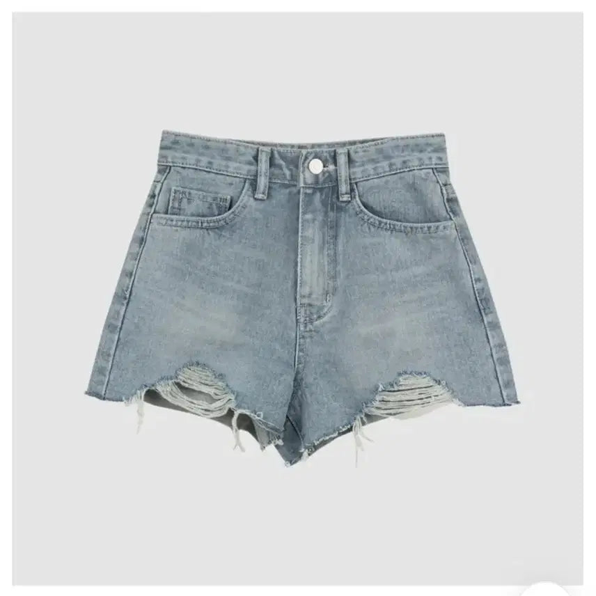 [BUNJANG] Light Wash Denim Shorts / 청반바지 연청 에이블리