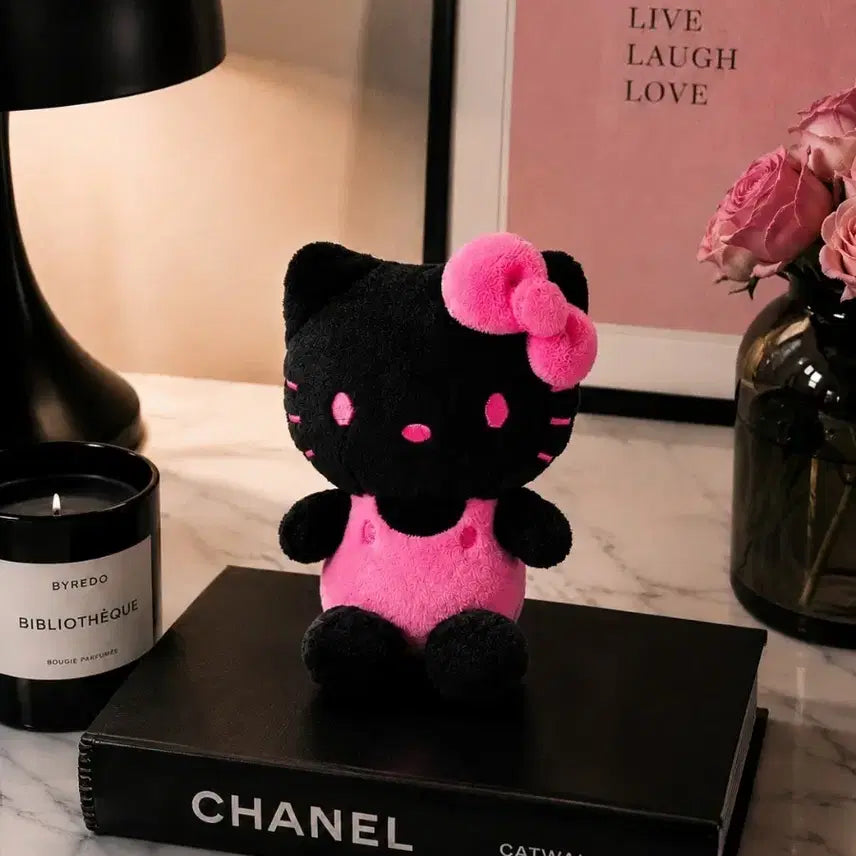 [BUNJANG] Sanrio Hello Kitty 50th Anniversary Limited Edition Mini Mascot Holder Keyring (Black Kitty) / (새상품) 50주년 기념 정품 한정판 미니 마스코트 홀더 블랙키티 인형키링