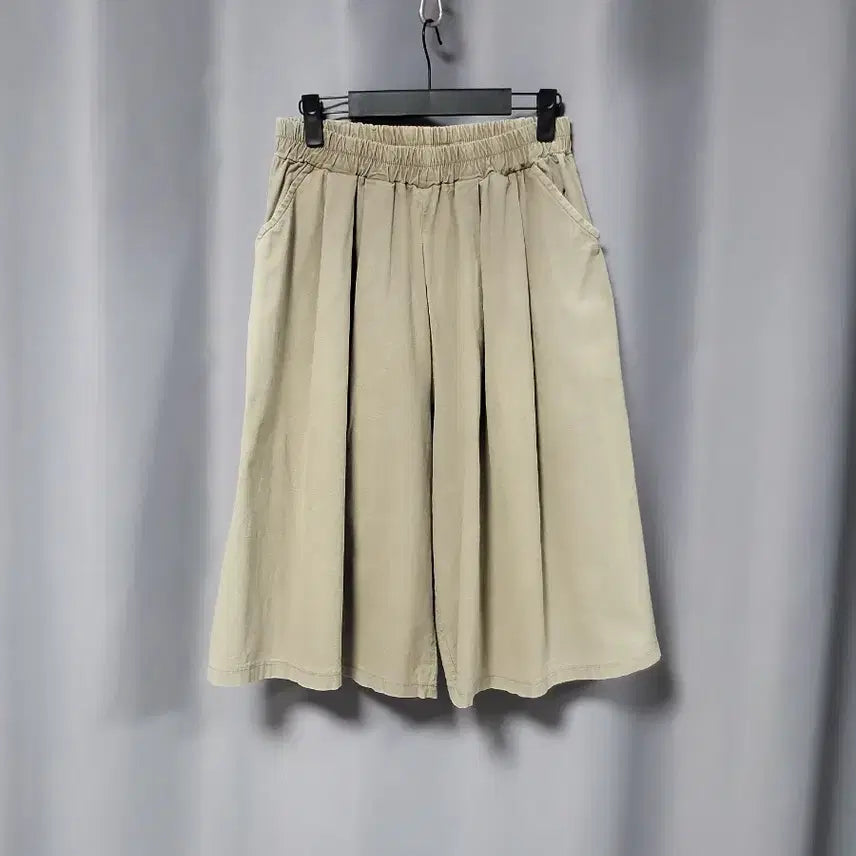 [BUNJANG] Banded Washed Cotton Bermuda Shorts / 밴딩 워싱 면 버뮤다 팬츠