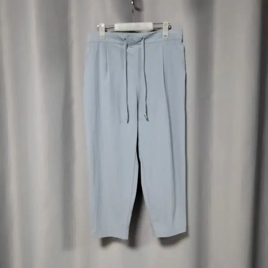 [BUNJANG] Nylon Spandex Stretch Waistband Pants / 나일론 스판 밴딩바지