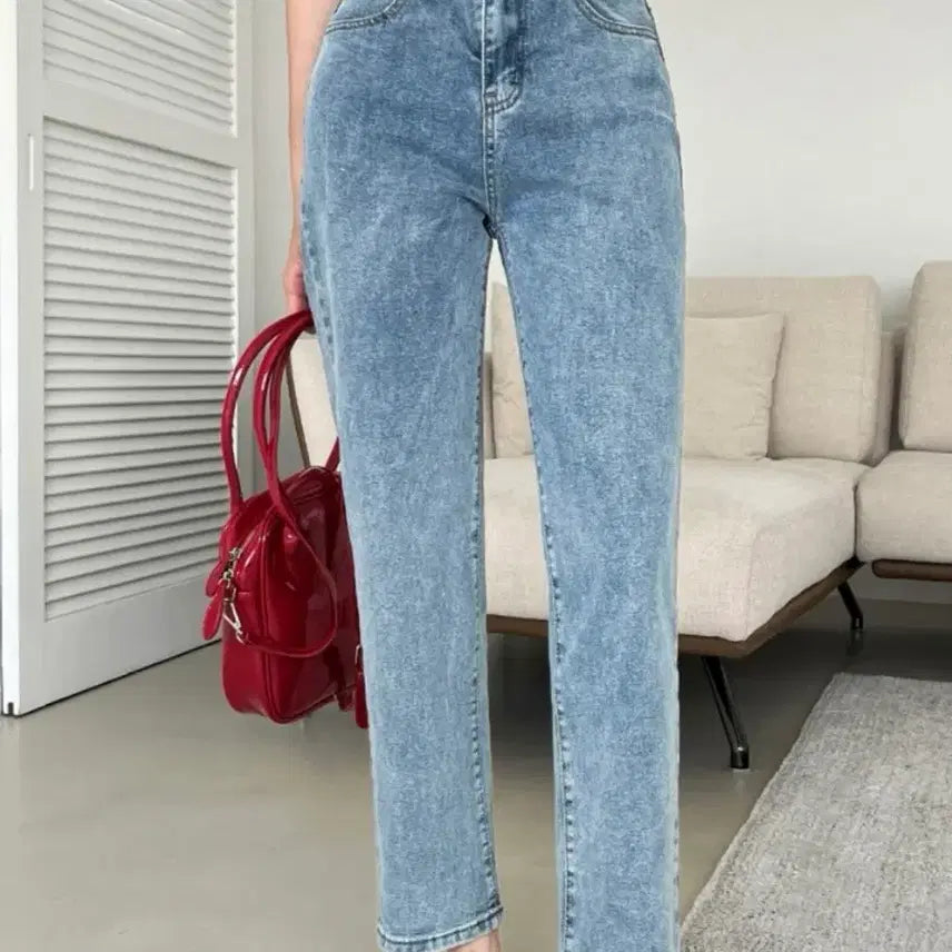[BUNJANG] Vintage Washed Denim Pants / 빈티지 워싱 데님 팬츠