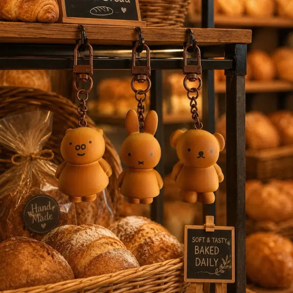 [BUNJANG] Miffy Cafe Gyeongju Limited Peanut Bread Miffy Boris Random Keyring / 미피 카페 경주 한정 땅콩빵 미피 보리스 랜덤 키링