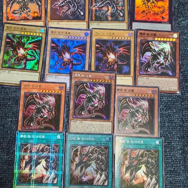 [BUNJANG] Yu-Gi-Oh! Red-Eyes Black Dragon Card Bundle Set / 유희왕 붉은 눈의 흑룡 카드 일괄