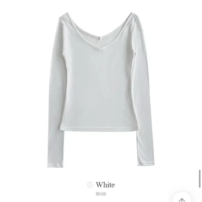 [BUNJANG] Sheer Top White / Sky Blue / 에이블리 시스루티 화이트 소라