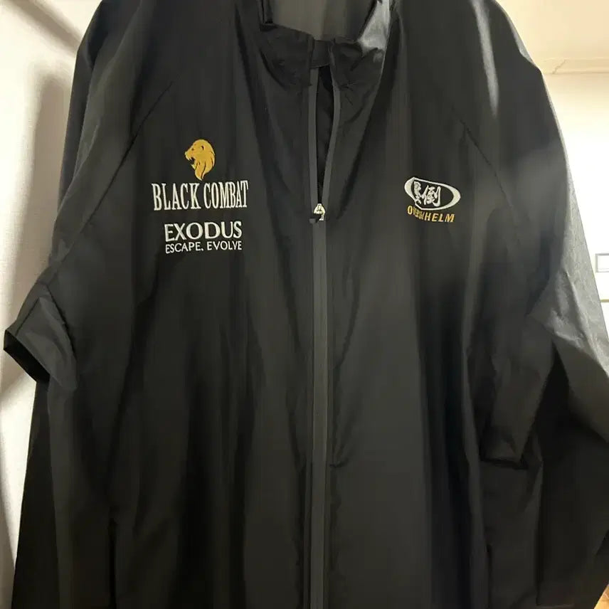 [BUNJANG] APDO Black Combat Windbreaker Size 2 / 압도 블랙컴뱃 바람막이 2사이즈
