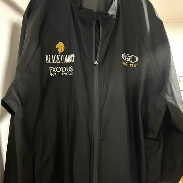 [BUNJANG] APDO Black Combat Windbreaker Size 2 / 압도 블랙컴뱃 바람막이 2사이즈