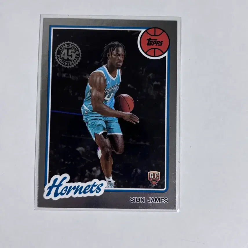 [BUNJANG] Charlotte Hornets Zion James Rookie Card 45th Anniversary Special Edition / 샬럿 호네츠 시온 제임스 루키 카드