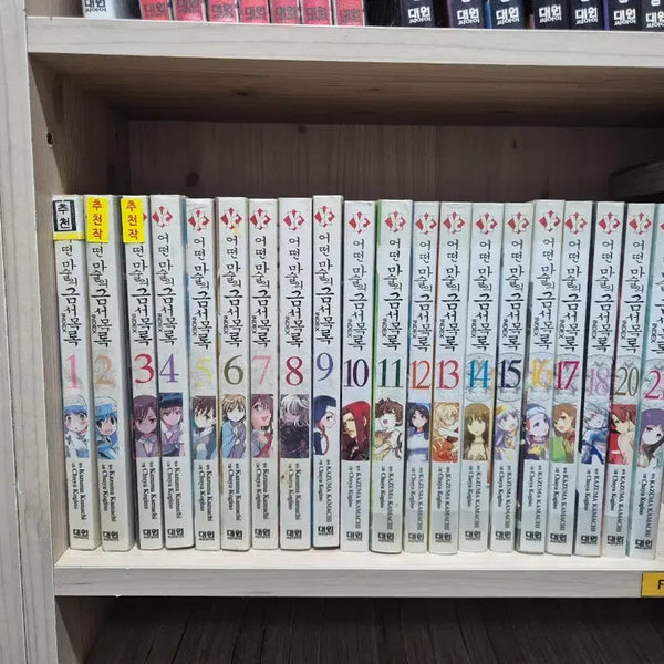 [BUNJANG] A Certain Magical Index Vol. 1-21 Manga / 어떤마술의금서목록INDEX 1~21  실사진