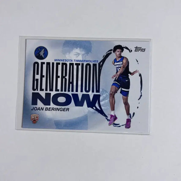 [BUNJANG] Minnesota Timberwolves Jalen McDaniels Rookie Generation Now Card / 미네소타 팀버울브스 조안 베링어 루키 제너레이션