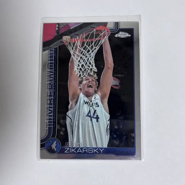 [BUNJANG] Minnesota Rookie J.J. McCarthy Topps Chrome Card / 미네소타 루키 지카로우스키 탑스 크롬