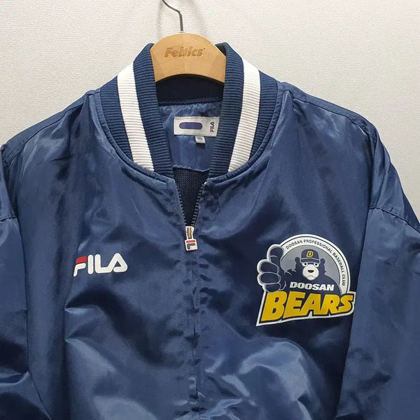 [BUNJANG] FILA Doosan Bears Spring/Autumn Jacket Size 110 / FILA 두산베어스 춘추자켓 110사이즈