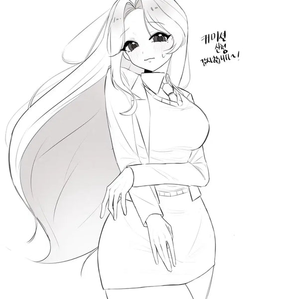 [BUNJANG] Character Illustration Commission / 몸매좋은 여캐반신 낙서 커미션