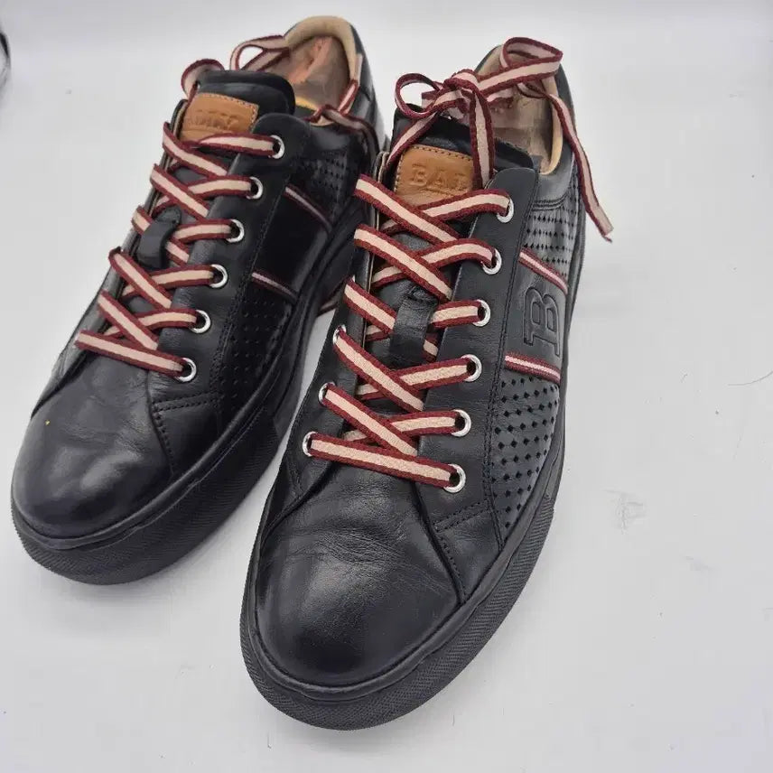 [BUNJANG] Bally Men's Sneakers Black Leather / 발리 남성 스니커즈 블랙