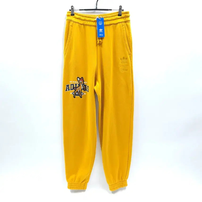 [BUNJANG] Adidas x Disney Bambi Embroidered Jogger Pants Mustard / ADIDAS X DISNEY 아디다스 오리지널스 디즈니 밤비 자수 조거팬츠 C607