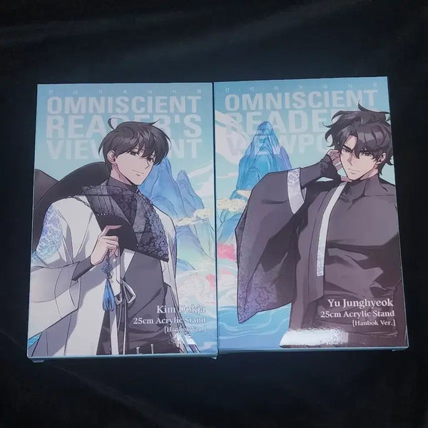 [BUNJANG] Omniscient Reader's Viewpoint Popup Store Acrylic Standee Bundle Set (Kim Dokja, Yoo Joonghyuk) / (일괄) 전지적 독자시점. 전독시 팝업 한여름 유람 굿즈 판매. 김독자.유중혁 아크릴스탠드