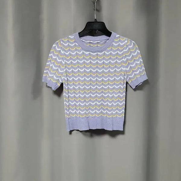 [BUNJANG] Pattern Round Knit / 패턴 라운드 니트