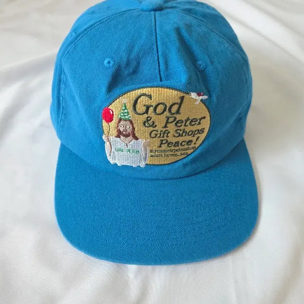 [BUNJANG] Peter Pan 5-Panel God Cap - Sky Blue / 마이 네임 이즈 피터5-PANEL GOD PETER CAP - SKY BLUE