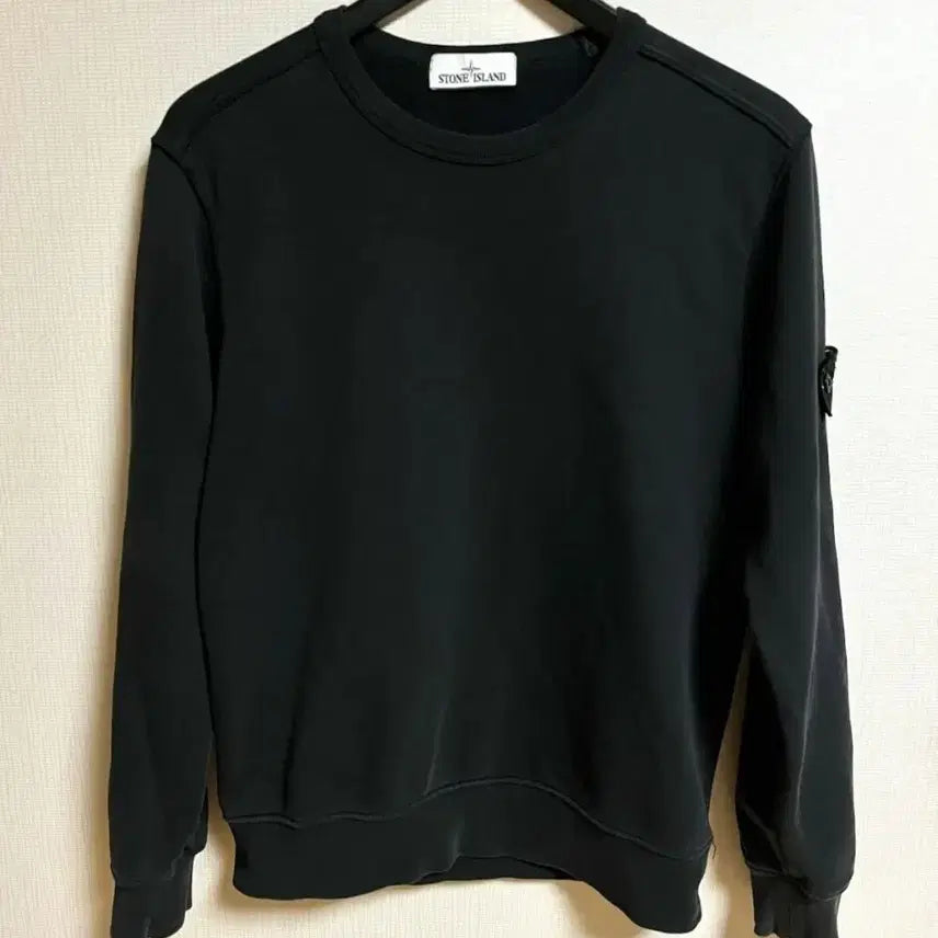 [BUNJANG] Stone Island Sweatshirt Black / 스톤아일랜드 맨투맨 블랙