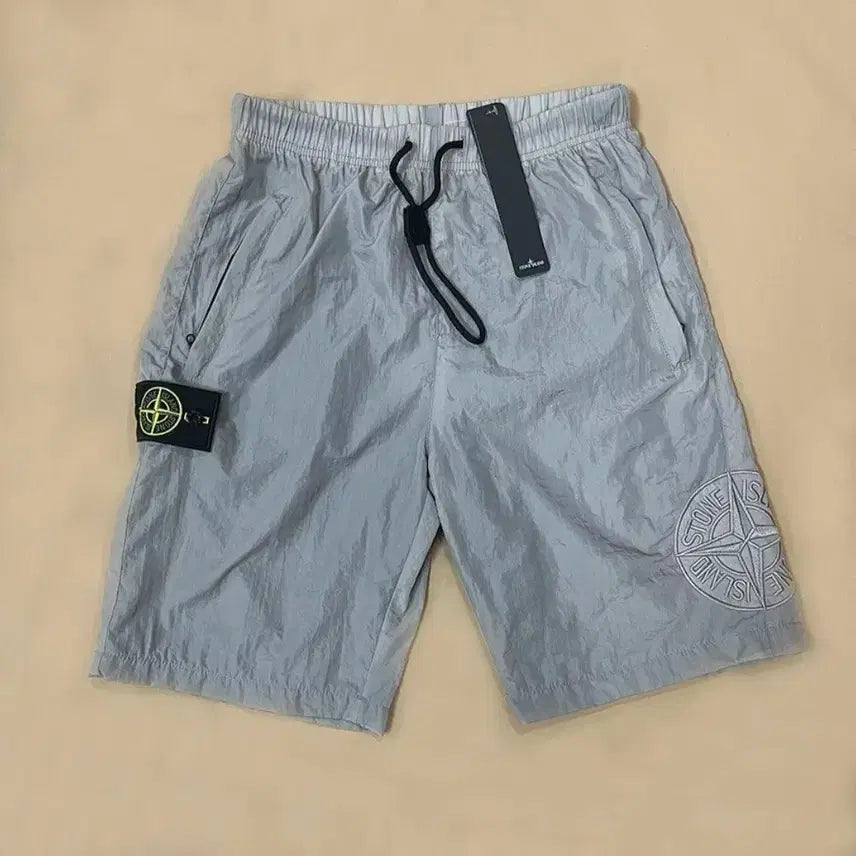 [BUNJANG] Stone Island Shorts Light Gray / 스톤아일랜드 반바지