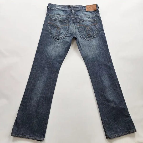 [BUNJANG] Calvin Klein Bootcut Retro Denim Pants Size 30 / 캘빈클라인 청바지 부츠컷 레트로 데님팬츠 사이즈30 R6866