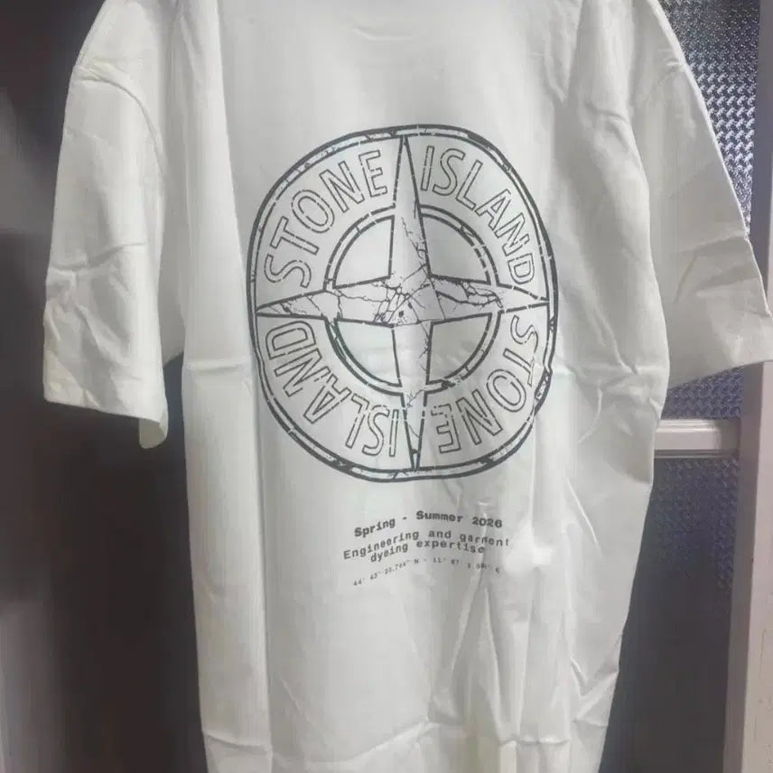 [BUNJANG] Stone Island T-Shirt White / 스톤아일랜드 반팔티 화이트