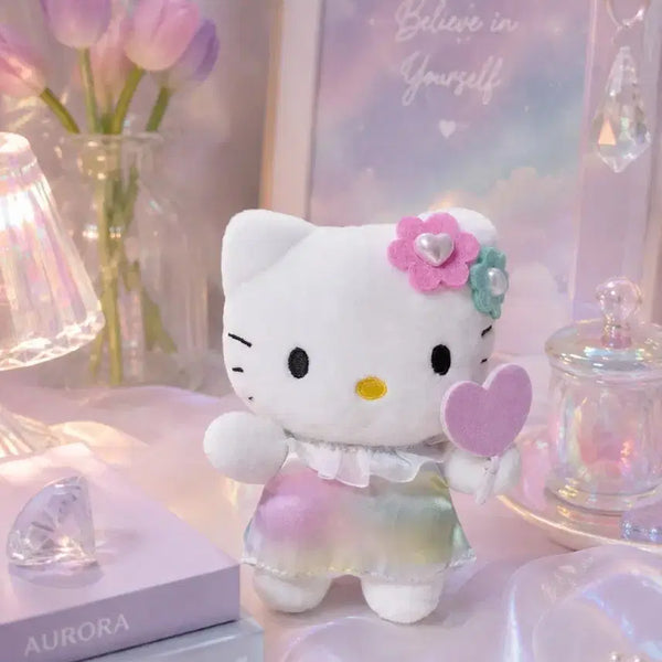[BUNJANG] Sanrio Genuine Hello Kitty Fairy Doll Keyring (Aurora Version) / (새상품) 산리오 정품 헬로키티 요정 인형 키링 (오로라 버전)