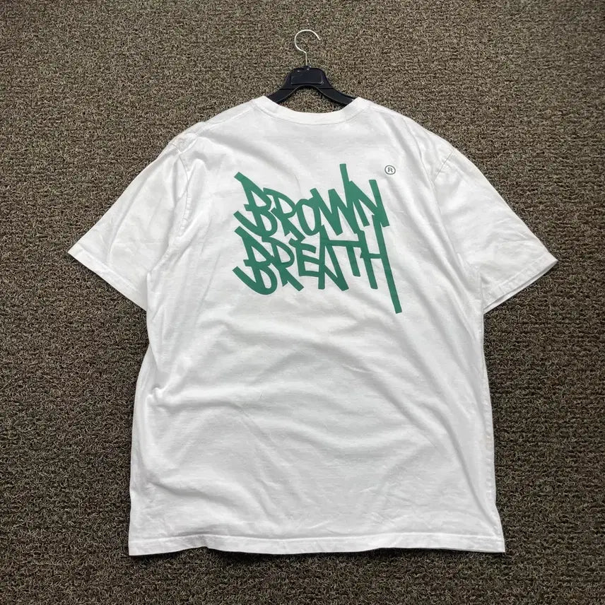 [BUNJANG] Brownbreath White T-Shirt XL / 브라운브레스 화이트 반팔 티셔츠